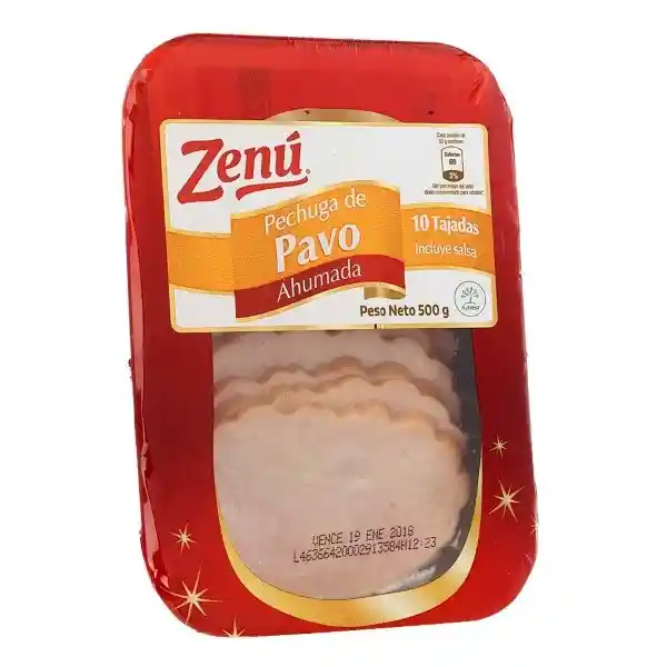 Zenú Pechuga de Pavo Ahumada