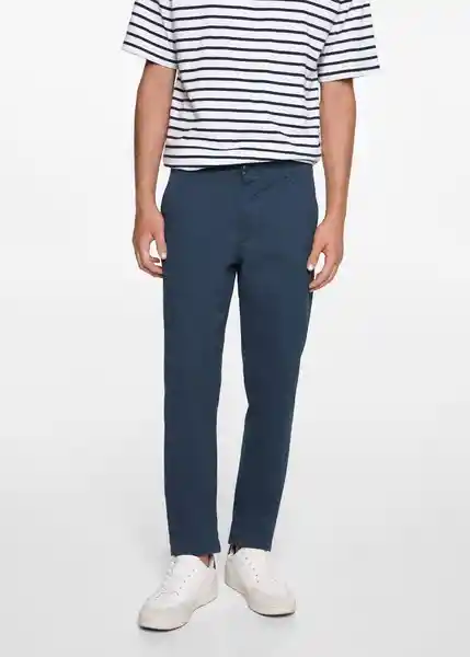 Pantalón Chino Navy Talla 23 Niños Mango