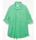 Camisa Mujer Verde Talla Medium American Eagle