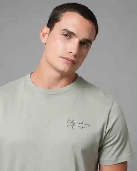Camiseta Hombre Verde Talla XL 102G015 Rifle