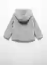 Abrigo Bolita5 Gris Talla 12 Niña Mango