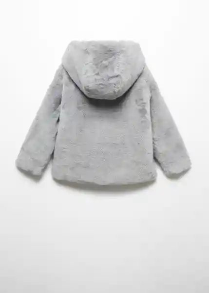 Abrigo Bolita5 Gris Talla 12 Niña Mango
