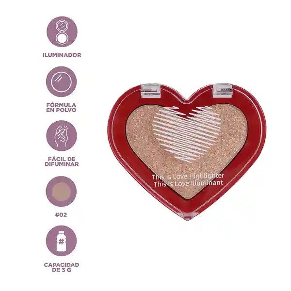 Iluminador This is Love 02 Miniso