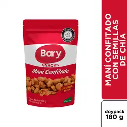 Snack Mix Maní Bary Confitado Con Semillas de Chía 180 g