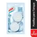 Harpic Desinfectante Para Inodoros Pastillas White & Shine