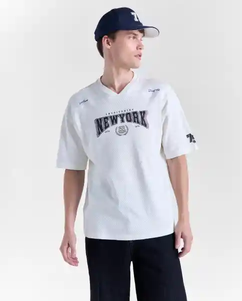 Camiseta Hombre Amarillo Talla XL 849G016_AMA110106 Americanino