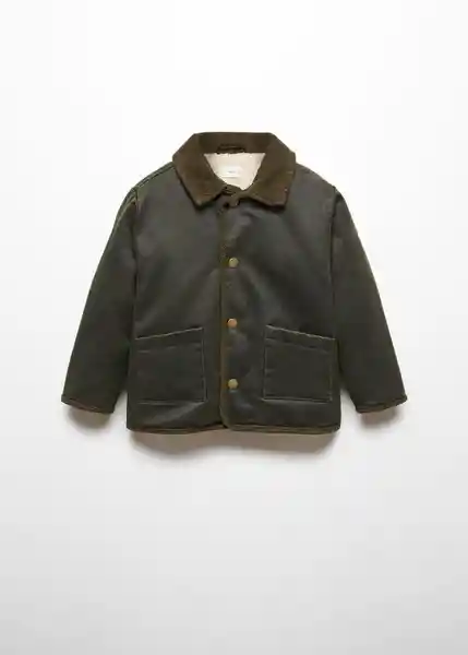 Abrigo Anorak William Khaki Talla 69 Niños Mango