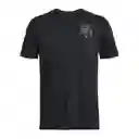 Under Armour Camiseta Rock Night Hombre Negro MD 1379751-001