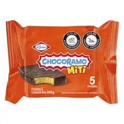 Chocoramo  Miti Ponqué con Cobertura de Chocolate 