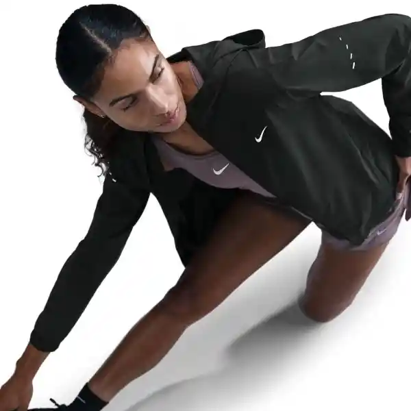 Nike Chaqueta Para Correr W Swift Rpl Pkbl Mujer Negro Talla M