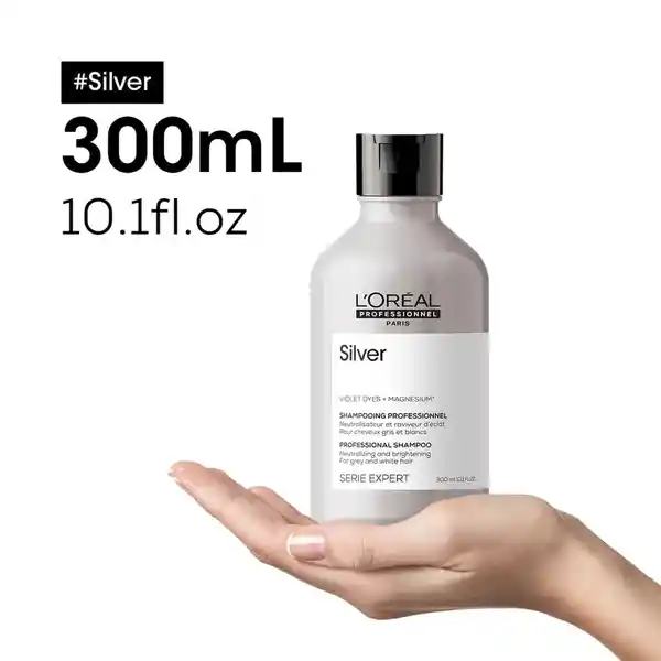 LOréal Professionnel Shampoo Cuidado Del Cabello Blanco 300 mL