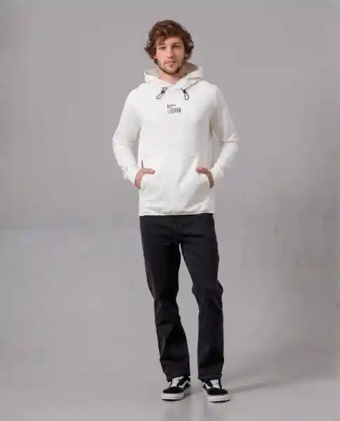 Buzo Hombre Crudo Marfil Claro Talla S 90212 Rifle