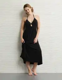 Vestido Mujer Negro Talla Large 8651001 American Eagle