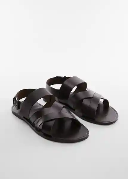 Sandalias Romana Chocolate Talla 42 Hombre Mango