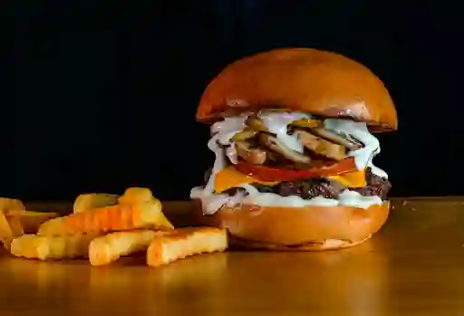 Hamburguesa Blue Champiñón