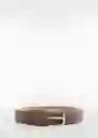 Cinturón Suede Piedra Talla 91 Hombre Mango