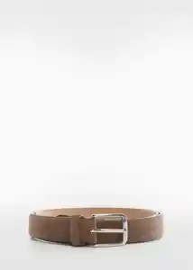 Cinturón Suede Piedra Talla 91 Hombre Mango