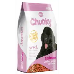 Chunky Alimento para Perro Cachorro Cordero Arroz y Salmón 