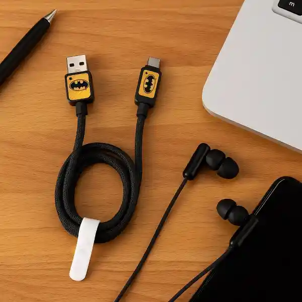 Cable de Carga Rápida y Datos Tipo C Serie dc Batman Miniso