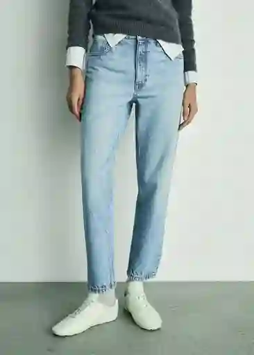 Jean Mom2000 Tejano Medio Talla 32 Mujer Mango