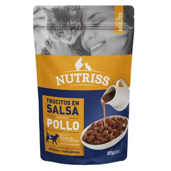 Nutriss Alimento Húmedo Para Gato Sabor Pollo