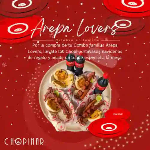 Combo Arepalovers Amigos Navidad