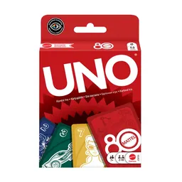Uno Juego Cartas Mattel 80 Aniversario