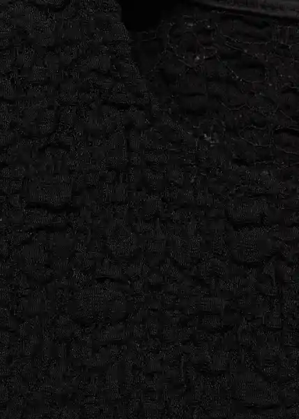 Camiseta Nora Negro Talla S Mujer Mango