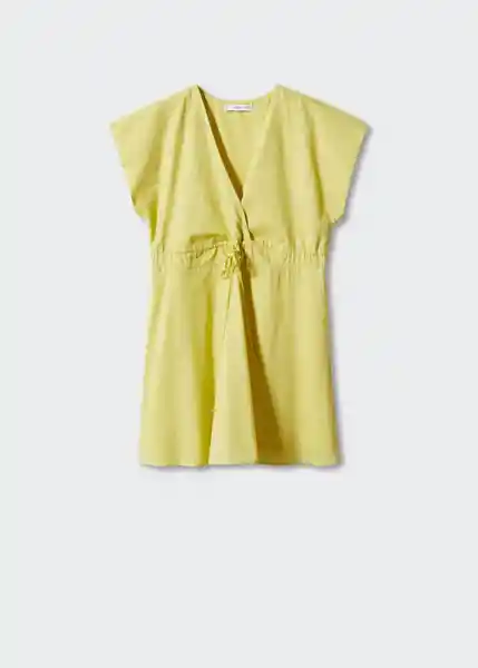 Vestido Tulipa Lima Talla S Mujer Mango