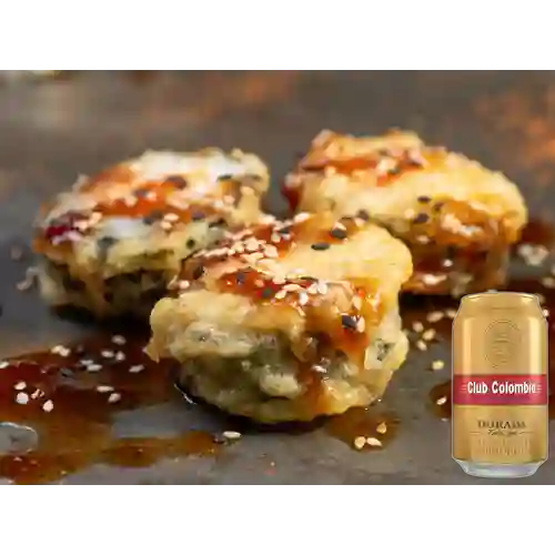Combo Tempura + Cerveza Club Colombia Dorada Lta 330ml
