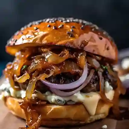 Burger Onion Bacón