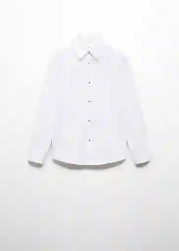 Camisa Camilo Blanco Talla 10 Niños Mango