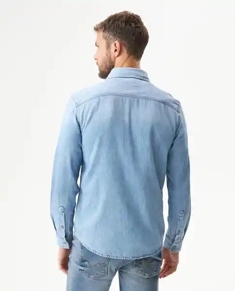 Camisa Medio Azul Frances Medio Talla M Chevignon