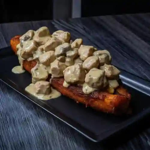 Barquito de Plátano Stroganoff