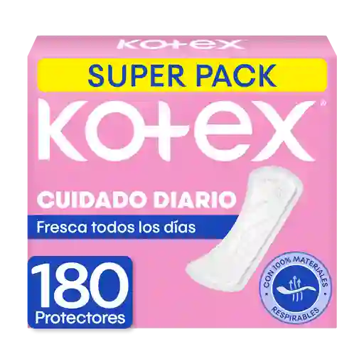 Kotex Protectores Cuidado Diario Super Pack 180 Unidades