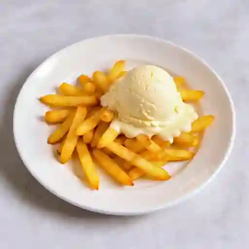 Papitas con Helado