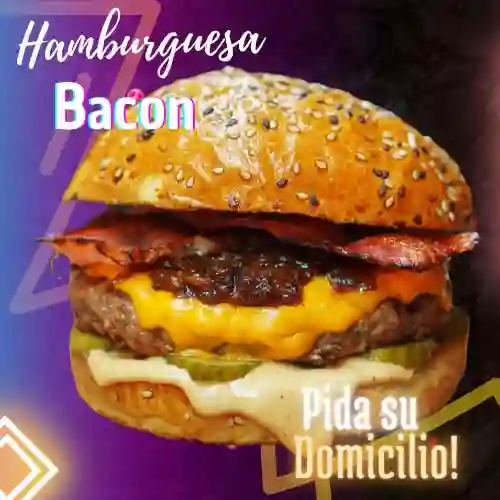 Hamburguesa Bacon + Papas Ala Francesa