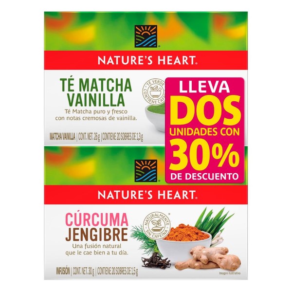 Natures Heart té Mactcha Vainilla 2 und
