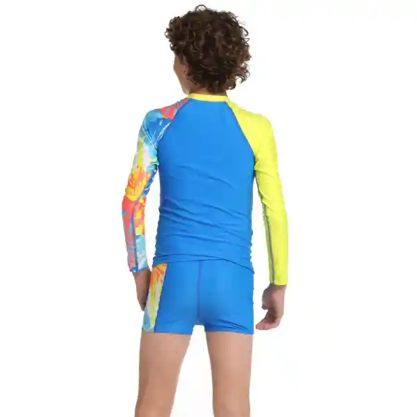 Camiseta Sunsshine Jr Punch Palm Masculino Talla 12 Speedo