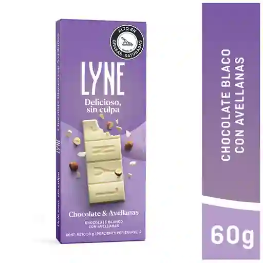  Lyne Chocolate Blanco con Avellanas