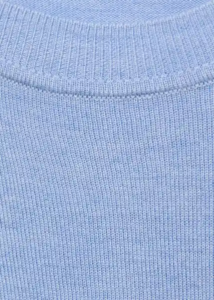 Jersey Lucca Celeste Talla M Mujer Mango