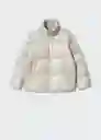 Anorak Tiramisu Crudo Talla M Mujer Mango