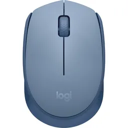 Logitech Mouse M170 Inalámbrico Gris Azulado