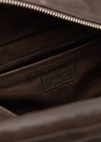 Bolso M Mauri Chocolate Talla 99 Mujer Mango