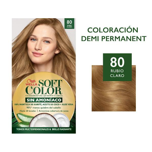 Tinte Wella Soft Color Tono 70 Rubio Natural 1 Unidad