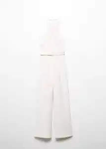 Enterizo Mono Julia Off White Talla XS Mujer Mango