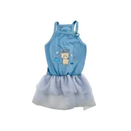 Vestido Para Mascota Serie Mikko Latte Azul Miniso