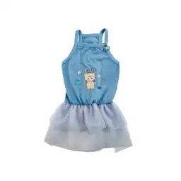 Vestido Para Mascota Serie Mikko Latte Azul Miniso