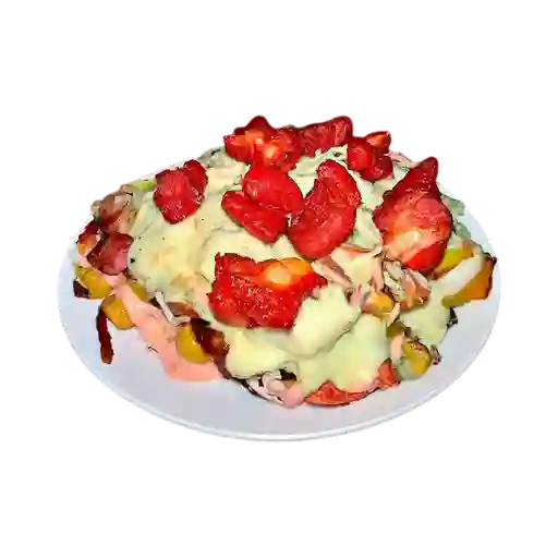 Salchipapa salchi costilla personal