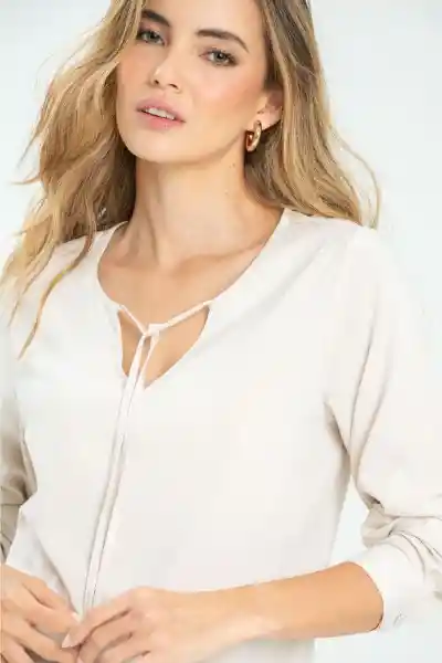 Blusa Arthemis Color Beige Claro Talla XL Ragged